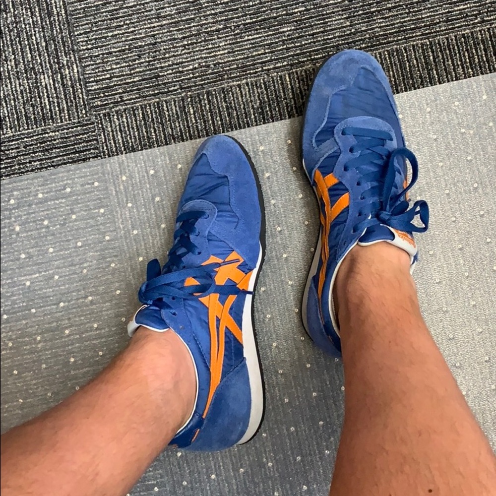 Onitsuka tiger shoes in orange and blue- limited!